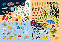 Школа чомучки. Космос. 135 розвивальних наліпок, фото 4