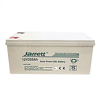 Гелевый аккумулятор мощный и безопасный Jarrett 12V 200Ah Gelled Electrolite