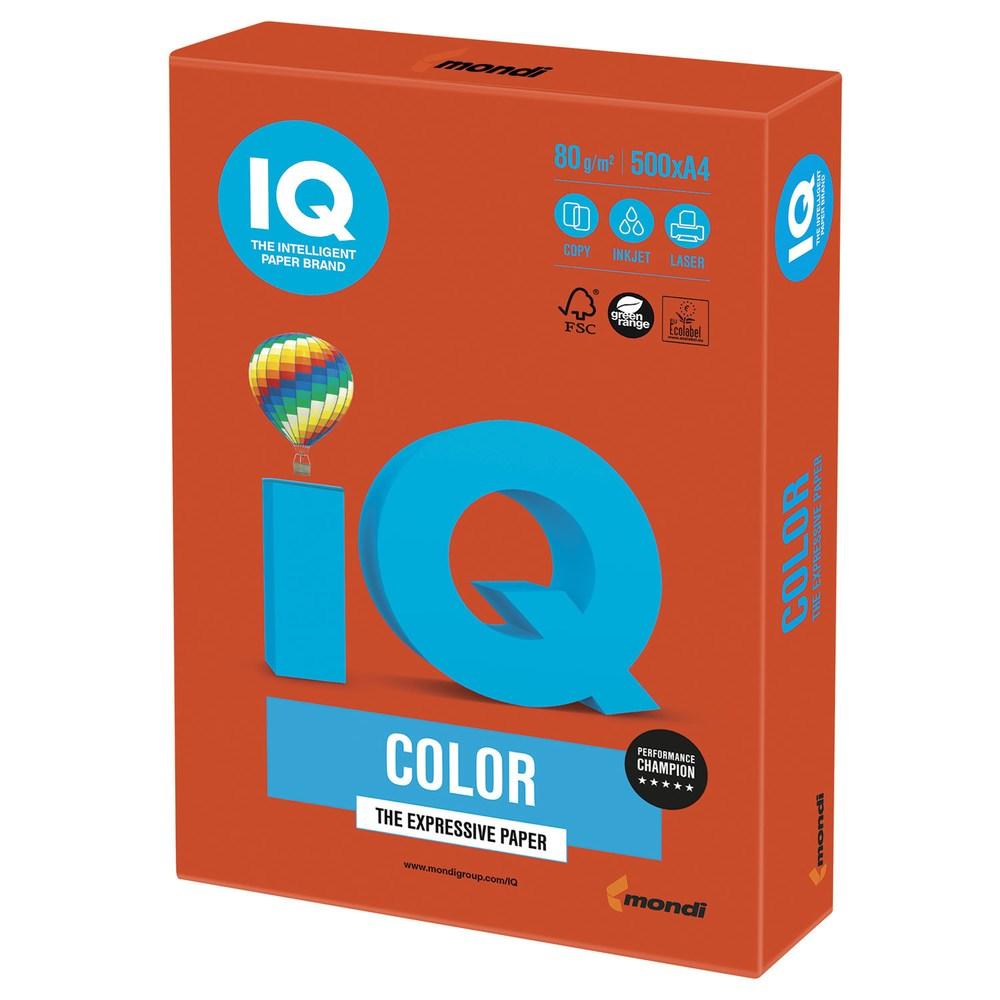 Папір А4 IQ Color ZR09 насичений червоний, фото 1