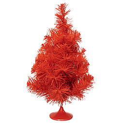 Ялинка штучна новорічна 45 см, червона, ПВХ (МАГ-45/2)