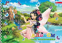 Альбом для малювання А4 40 арк спіраль 100 г/м2 Асорті уні, фото 2