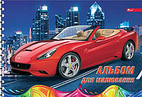 Альбом для малювання А4 40 арк спіраль 100 г/м2 Асорті уні, фото 4