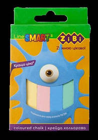 Крейда кольорова 12 шт Smart Line квадратна