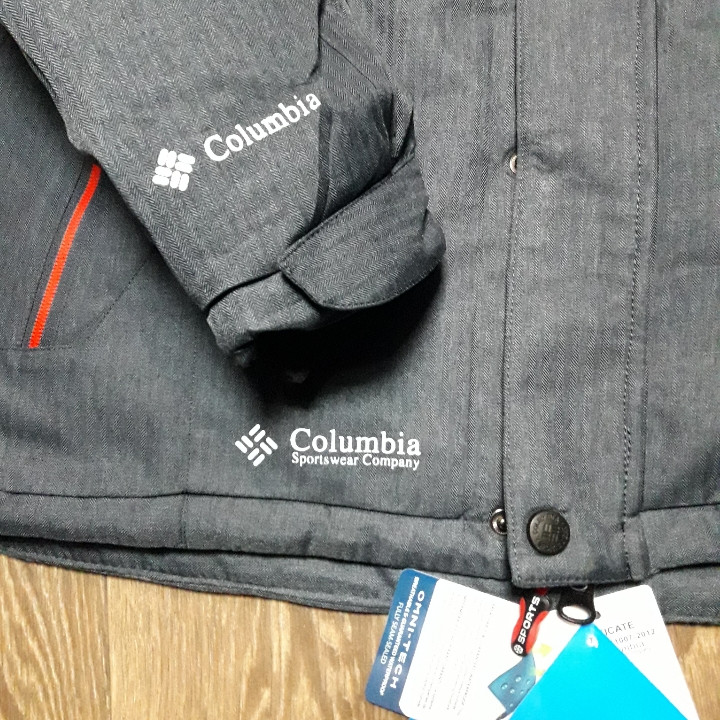 Куртка зимняя Columbia горнолыжная серая 3XL - фото 2 - id-p1733098800