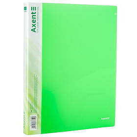 Папка А4 на 2 кільця 25 мм Axent, проз. зелена