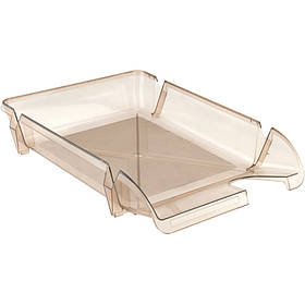 Лоток горизонтальний пластик Delta димчастий