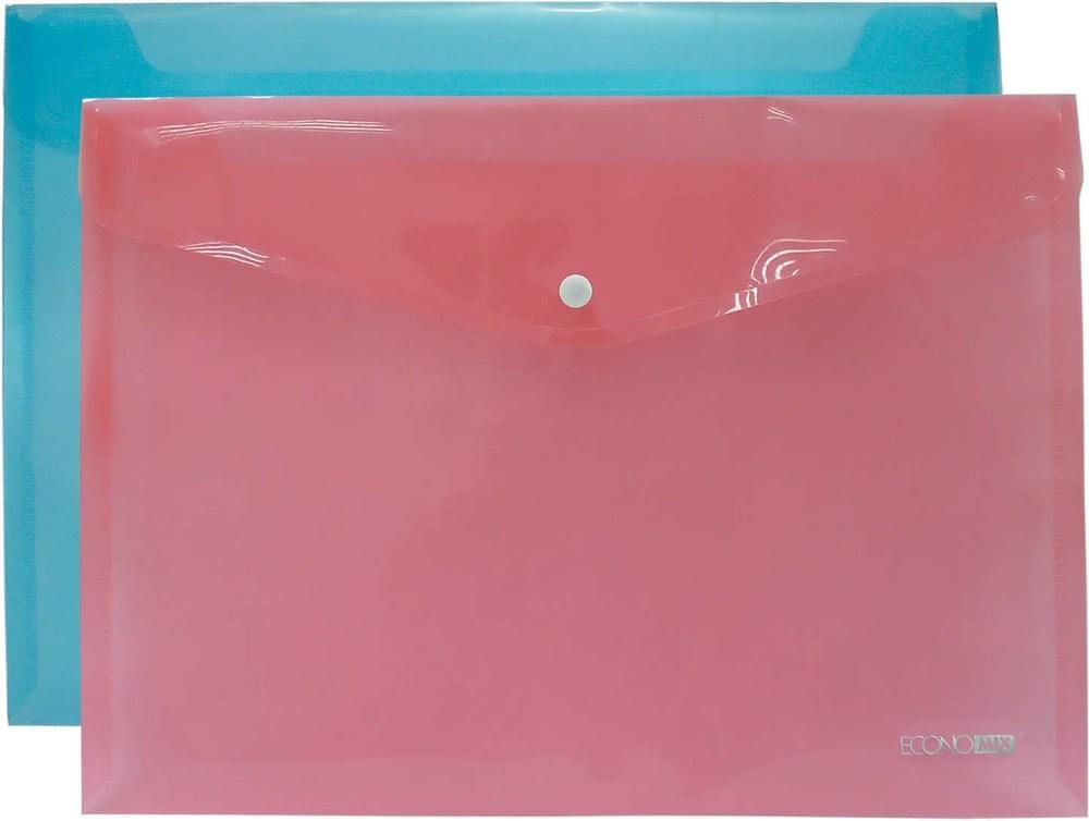 Папка на кнопці В5 Economix, асорті, фото 1