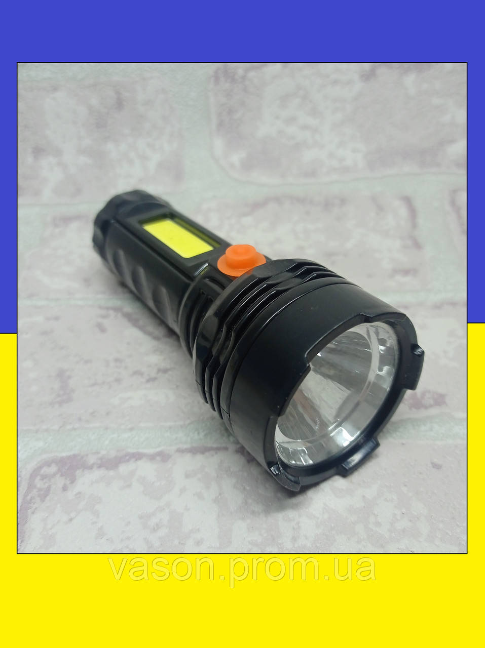 Светодиодный Аккумуляторный LED Фонарик Ручной Аккумуляторный ...
