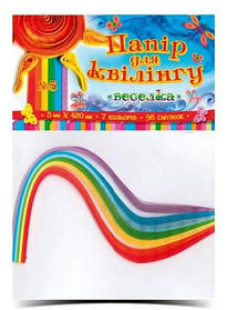 Папір для квілінгу №5 7 кольорів 5х420 мм