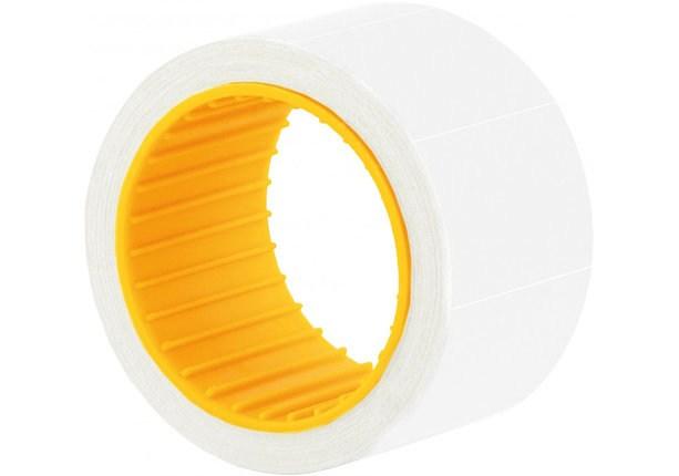 Етикет стрічка прямокутна біла 26х16 мм 500 шт в рул Economix, фото 1