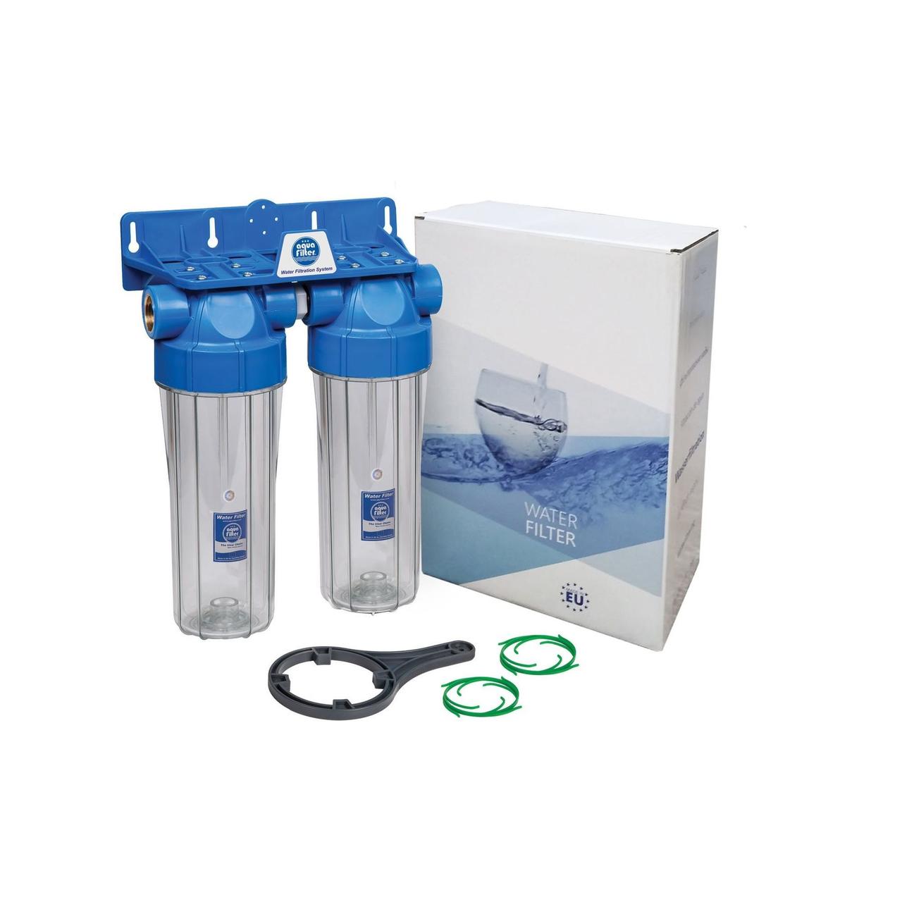 Магістральний фільтр Aquafilter FHPRCL34-B-TWIN