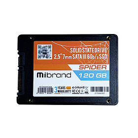 Накопичувач SSD Mibrand Spider 120GB 2.5" 7mm SATAIII Bulk lly