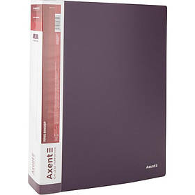 Папка А4 на 4 кільця 35 мм Axent, сливова