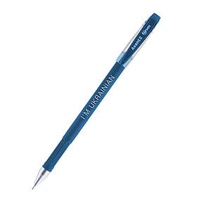 Ручка гелева Axent Forum I'm ukrainian 0,5 синя