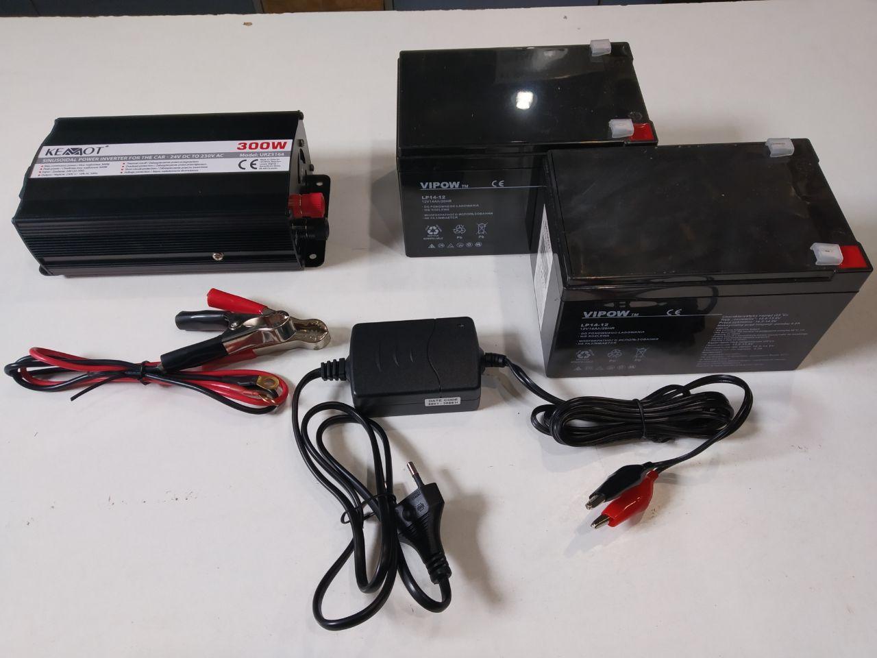 Інверторний комплект з 24 на 220В з акумуляторами