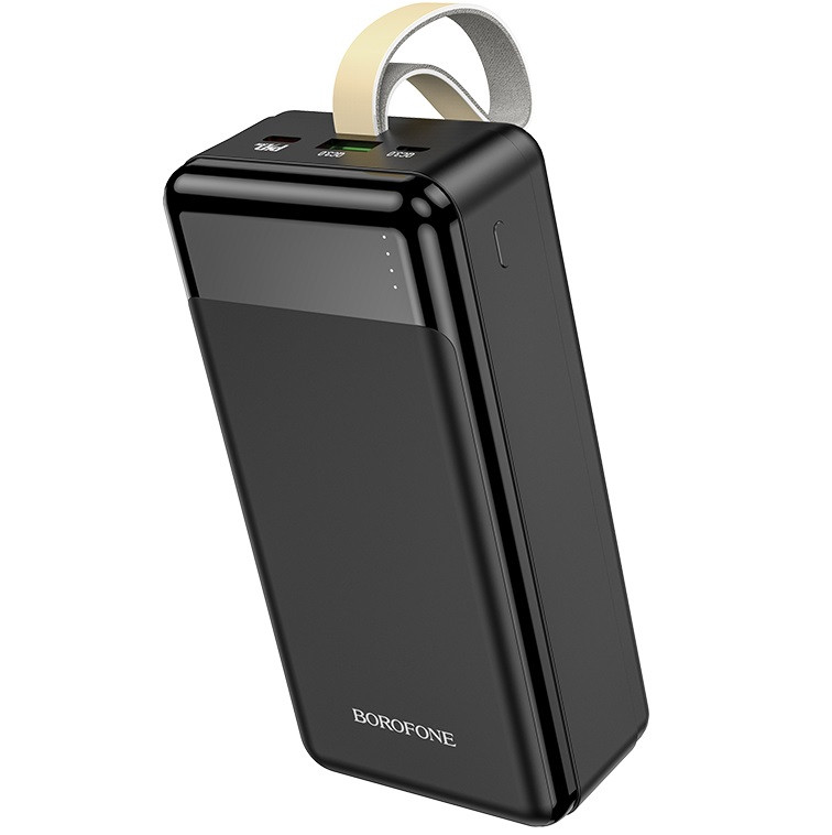 Павербанк повербанк 30000mAh із швидкою зарядкою BOROFONE BJ19B |PD20W+QC3.0| Чорний