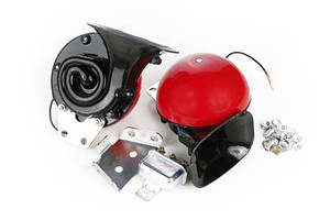 Сигнал звуковий равлик 12V 320 Гц, 390Гц 120Дб (2 шт.) червоний WTE HO-EM181