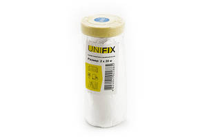 Плівка захисна з малярською стрічкою 2000 мм*20 м UNIFIX PLM-2000201