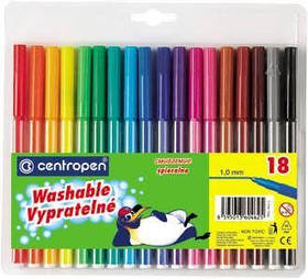 Фломастери Centropen Пінгвіни 18 кол