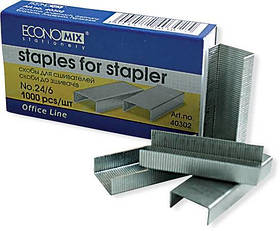 Скоби Economix №24/6 1000 шт
