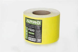 Папір шліфувальний APRO P320 115 мм*50 м рулон (паперова основа) 8281661