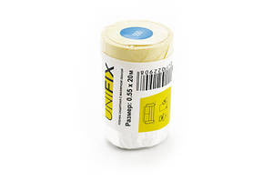 Плівка захисна з малярською стрічкою 550 мм*20 м UNIFIX PLM-550201