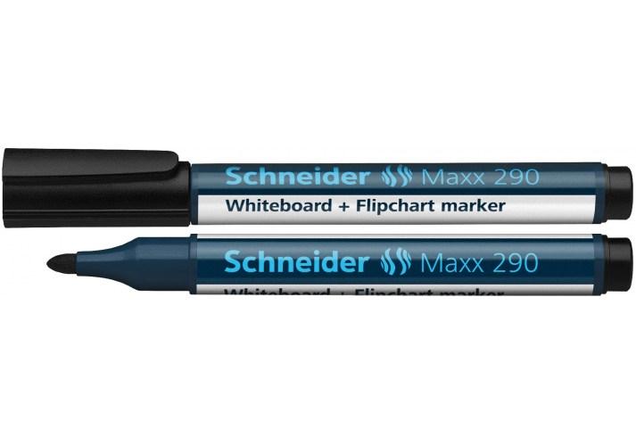 Маркер для дощок і фліпчартів Schneider Maxx 290 1-3 мм чорний