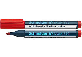 Маркер для дощок та фліпчартів Schneider Maxx 290 1-3 мм червоний