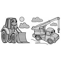 Водяні розмальовки з секретом Бетономішалка, фото 2