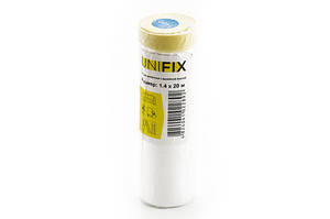 Плівка захисна з малярською стрічкою 1400 мм*20 м UNIFIX PLM-1400201