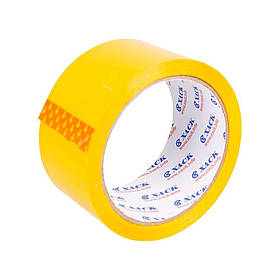 Стрічка клейка пакувальна Хаск 48 мм*50 м жовта