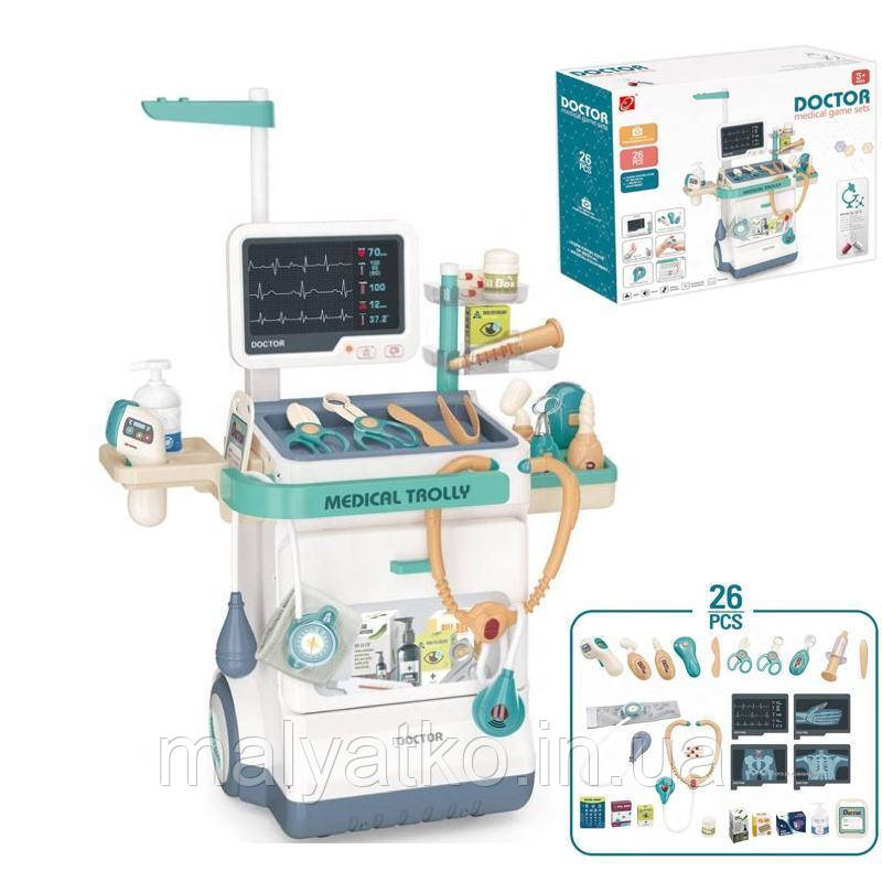 Ігровий набір із візком "Доктор" арт. 660-89, фото 1