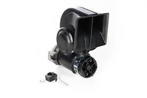 Сигнал пневматичний равлик12V 540Гц, 680 Гц 115Дб чорний (1 шт.) WTE HO-PN061