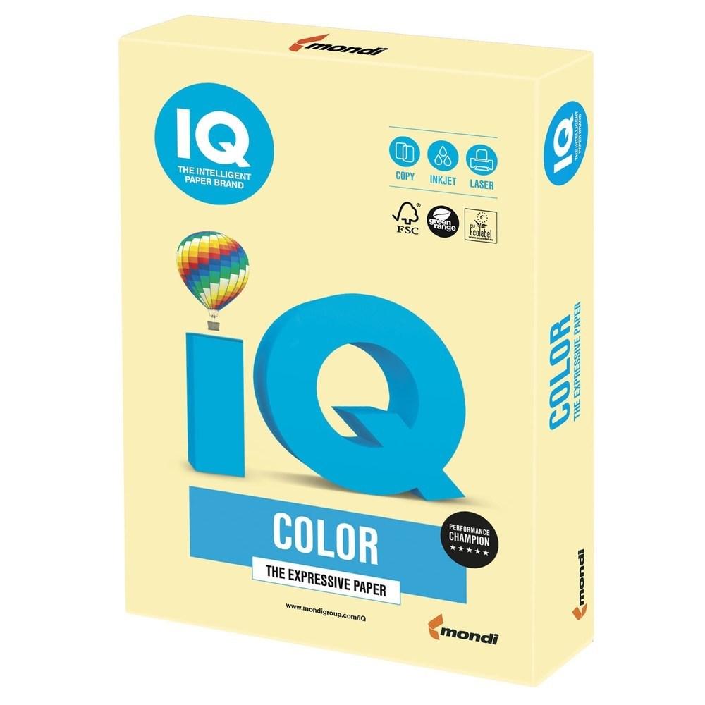 Папір А4 IQ Color YE23 пастель жовтий 160 г/м2 250 арк