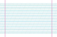 Прописи Каліграфічний зошит-шаблон Стандартний розмір графічної сітки червона обкл, фото 2