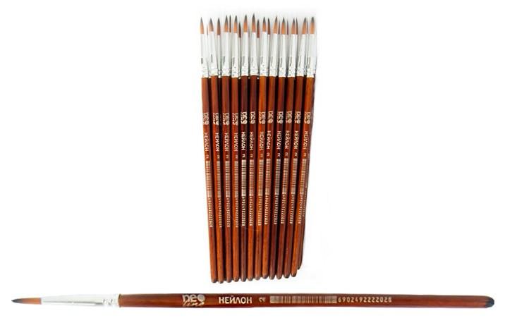 Пензель синтетика №2 круглий Neo Line, фото 1