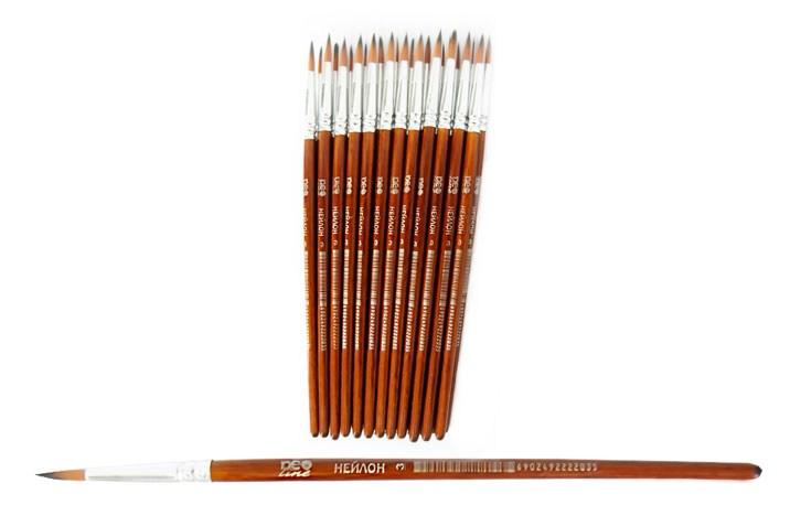 Пензель синтетика №3 круглий Neo Line, фото 1