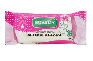 Мило господарське тверде (біл.) Bovary 72% для прання дитячої білизни 125 г 0781931