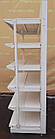 Торгові односторонні (пристінні) стелажі підсилені підпорами «Модерн» 230х132 см., кремові, Б/у, фото 5