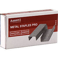 Скобы Axent Pro №24/6 1000 шт