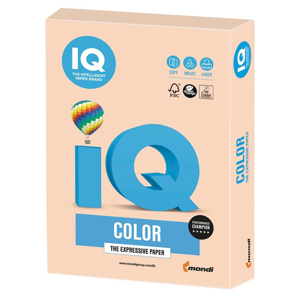 Папір А4 IQ Color SA24 пастель персиковий 160 г/м2 250 арк, фото 1
