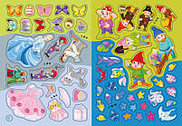 Перші розвивальні наліпки. Казкові принцеси. 57 наліпок, фото 4