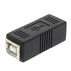 Перехідник-адаптер з'єднувач для принтера, сканера USB Type B — USB Type B (мамама-мама)