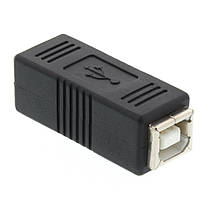 Перехідник-адаптер з'єднувач для принтера, сканера USB Type B — USB Type B (мамама-мама), фото 5