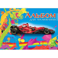 Альбом для малювання А4 20 арк скоба 100 г/м2 Асорті уні, фото 3