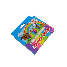 Крейда біла Jumbo 6 шт iTEM квадратна уп.картон