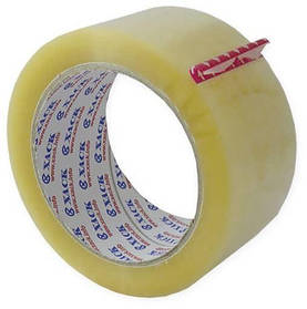 Стрічка клейка пакувальна Хаск 48 мм*90 м прозора каучук