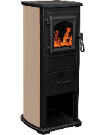 Сталева піч Termo Sistem TERMO KLASIK LUX Бежевий