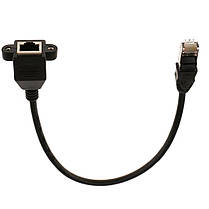 ОЧЕНКА! Кабель перехідник з'єднувач LAN RJ45 Male — RJ45 Female 8 Pin (30 см), фото 6