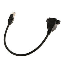 ОЧЕНКА! Кабель перехідник з'єднувач LAN RJ45 Male — RJ45 Female 8 Pin (30 см), фото 4